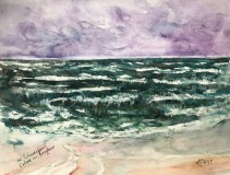 Aquarell-Ostsee-in-Grzybowo
