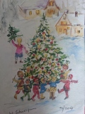 Postkarte_Kinder_um_den_Weihnachtsbaum